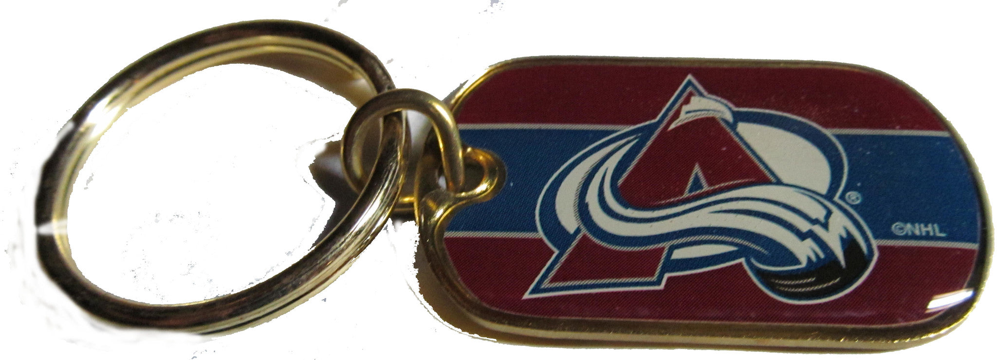 Colorado Avalanche dog tag key ring - Sports Nut Emporium