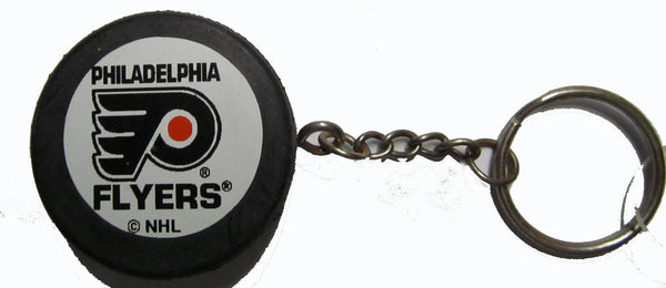 Philadelphia Flyers hockey puck key ring - Sports Nut Emporium