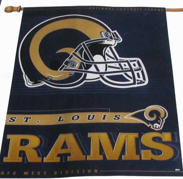 St Louis Rams vertical flag - Sports Nut Emporium
