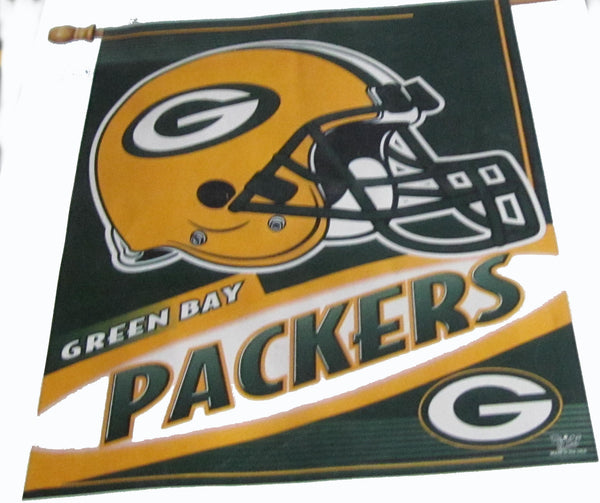 Green Bay Packers vertical flag - Sports Nut Emporium