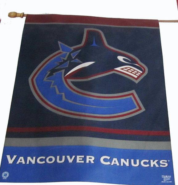 Vancouver Canucks vertical flag - Sports Nut Emporium