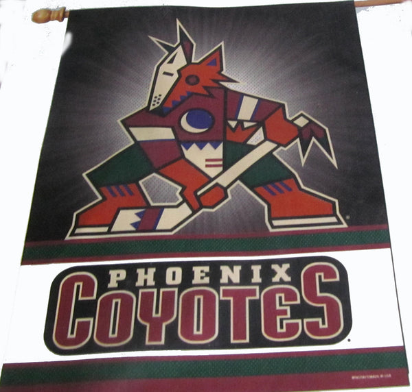 Phoenix Coyotees vertical flag - Sports Nut Emporium