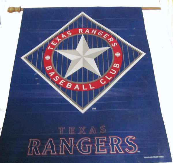 Texas Rangers vertical flag - Sports Nut Emporium