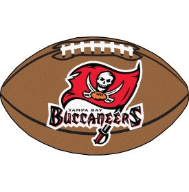 Tampa Bay Buccaneers football shaped mat - Sports Nut Emporium