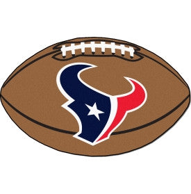 Houston Texans football shaped mat - Sports Nut Emporium