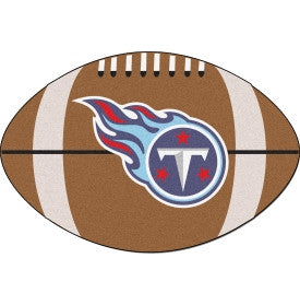 Tennessee Titans Football shaped mat - Sports Nut Emporium