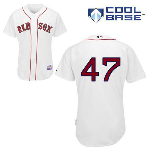 Travis Shaw Cool Base Boston Red Sox White Jersey - Sports Nut Emporium