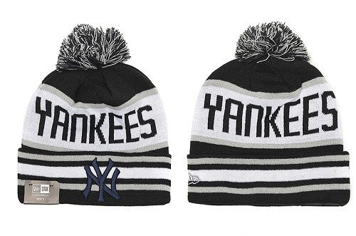 New York Yankees logo stitched knit beanie (002) - Sports Nut Emporium